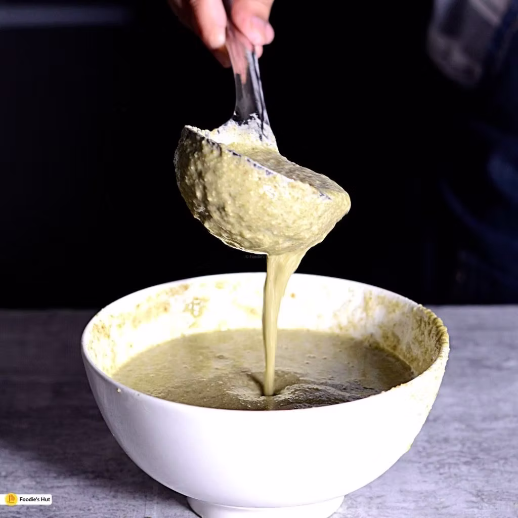 Green moong dal dosa batter consistency