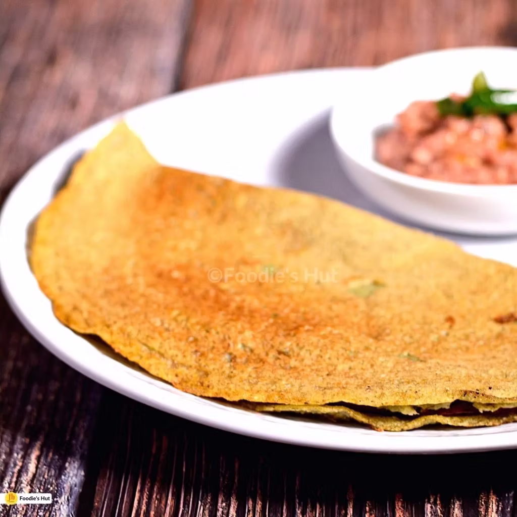 Pesarattu or Green Moong Dal Dosa